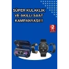 Bluetooth Bağlantılı Akıllı Saat Ve Kulaklık Seti