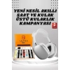 Bluetooth Kulaklık Ve 7 Kordonlu Akıllı Saat Seti