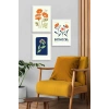 Botanik Üçlü Ahşap Çerçeveli Tablo 23 x 30