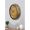 Bronz Nostalji 40 Cm Metal Eskitme Duvar Saati