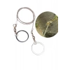 BUFFER® Karavanda ,Kampda  Taşınabilir Mini  Zincir  Cep Testeresi Dişli Tel Ahşap Plastik Metal Kes
