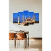 Camii Manzara 5 Parçalı Mdf Tablo 60 x 100