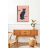 Cat Ahşap Çerçeveli Tablo 23 x 30