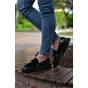 CH002 - RST Loafer Verniciata Erkek Ayakkabı SIYAH