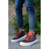 CH004 CBT Hıde Mens Shoes BURGUNDY