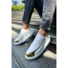 CH041 CBT Renaissance Mens Shoes WHITE/GOLD