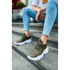 CH089 - CBT Low Top Lace Up Erkek Ayakkabı HAKI