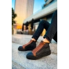 CH167 - GST Blazer Erkek Bot SIYAH/TABA