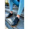 CH191 - CKT Side Buckle Erkek Ayakkabı SIYAH