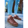 CH191 - CKT Side Buckle Erkek Ayakkabı TABA