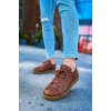 CH191 - CKT Side Buckle Erkek Ayakkabı TABA