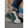 CH254 CBT Paint Mens Shoes 437 WHITE / GREEN / BLACK