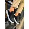 CH979 - Santoni GBT Spor Erkek Ayakkabı SIYAH/BEYAZ