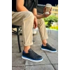 CH979 - Santoni GBT Spor Erkek Ayakkabı SIYAH/MAVI
