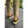 CH979 - Santoni GBT Spor Erkek Ayakkabı SIYAH/SARI