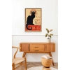 Chat Noir Ahşap Çerçeveli Tablo 23 x 30