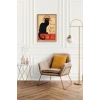 Chat Noir Ahşap Çerçeveli Tablo 50 x 70