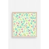 Çiçek Ahşap Çerçeveli Tablo 23 x 23