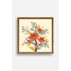 Çiçek Ahşap Çerçeveli Tablo 23 x 23