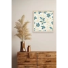 Çiçek Ahşap Çerçeveli Tablo 23 x 23