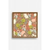 Çiçek Ahşap Çerçeveli Tablo 42 x 42