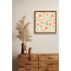 Çiçek Ahşap Çerçeveli Tablo 42 x 42