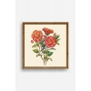 Çiçek Ahşap Çerçeveli Tablo 50 x 50