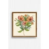 Çiçek Ahşap Çerçeveli Tablo 50 x 50