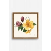Çiçek Ahşap Çerçeveli Tablo 50 x 50
