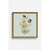 Çiçek Ahşap Çerçeveli Tablo 50 x 50
