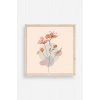 Çiçek Ahşap Çerçeveli Tablo 50 x 50
