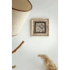 Çiçek Çerçeveli Taş Tablo , Çerçeveli Taş Duvar Dekoru-enkcrcvtbl-00204 20 cm