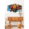 Çiçekler 5 Parçalı Mdf Tablo 60 x 100