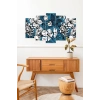 Çiçekler 5 Parçalı Mdf Tablo 60 x 100
