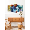 Çiçekler 5 Parçalı Mdf Tablo 60 x 100