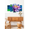 Çiçekler 5 Parçalı Mdf Tablo 60 x 100