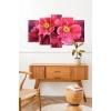 Çiçekler 5 Parçalı Mdf Tablo 60 x 100
