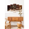 Çiçekler 5 Parçalı Mdf Tablo 60 x 100