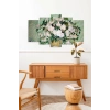 Çiçekler 5 Parçalı Mdf Tablo 60 x 100