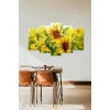 Çiçekler 5 Parçalı Mdf Tablo 60 x 100