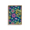 Çiçekler Ahşap Çerçeveli Tablo 17 x 23