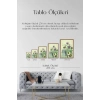 Çiçekler Ahşap Çerçeveli Tablo 30 x 42
