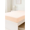 Çift Kişilik Düz Penye  %100 Pamuklu Lastikli Çarşaf 180X200 Newsheet Somon