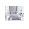 Двуспальный комплект постельного белья из хлопка романтический серый