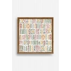 Çizgiler Ahşap Çerçeveli Tablo 23 x 23