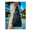 CNT008 - Leather Mens Shoulder Bag BLACK