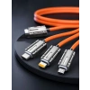 Çok Amaçlı 3ü 1 Arada 120w Hızlı Şarj Kablosu
