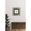 Dalda İki Kuş Çerçeveli Taş Tablo 20 cm