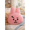 Dekoratif Pelüş Tavşan Çocuk Yastığı  25x30 cm Pembe