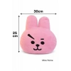 Dekoratif Pelüş Tavşan Çocuk Yastığı  25x30 cm Pembe